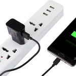 5V 2.1A Intelligentes Identifikations-USB-Ladegerät mit 1m USB zu USB-C / Typ-C Ladekabel, EU Stecker