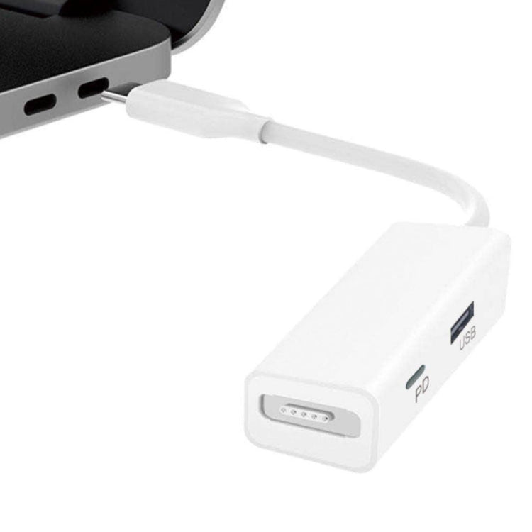3 in 1 MagSafe 1 / 2 + PD Anschluss + USB zu USB-C / Type-C Konverteradapter