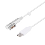 USB-C / Type-C Stecker zu 5 Pin MagSafe 1 (L-Lippe) Stecker Lade-Datenkabel für MacBook