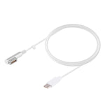 USB-C / Type-C Stecker zu 5 Pin MagSafe 1 (L-Lippe) Stecker Lade-Datenkabel für MacBook