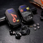 QKZ CK9 HiFi In-Ear Vier-Einheiten Sport Musik-Kopfhörer