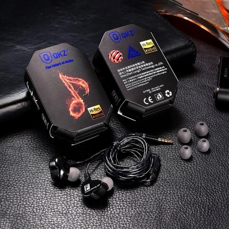 QKZ CK9 HiFi In-Ear Vier-Einheiten Sport Musik-Kopfhörer