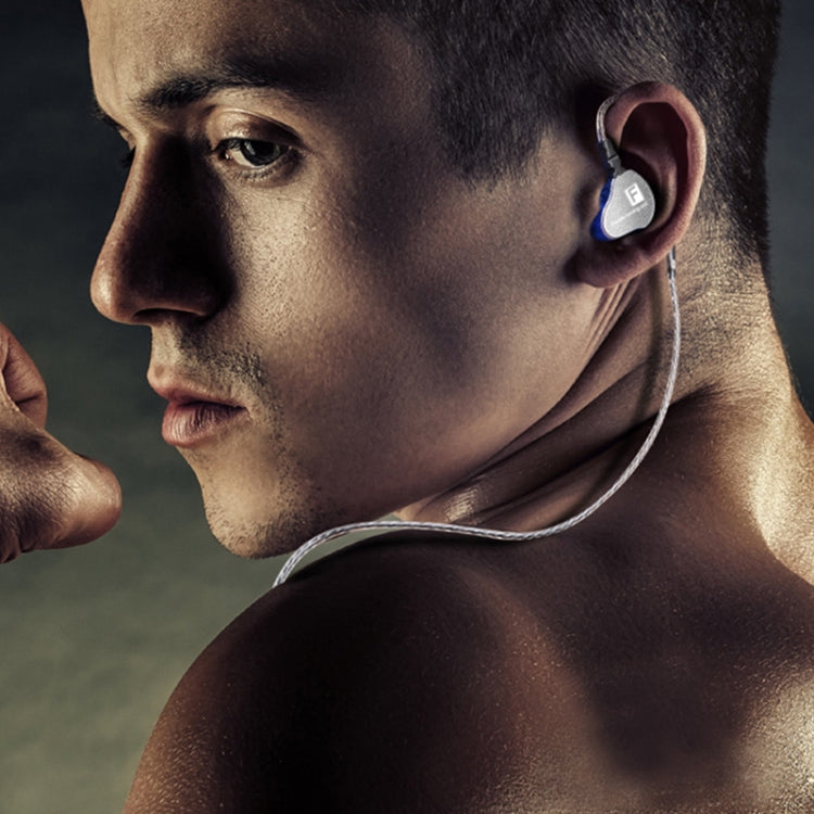 QKZ CK9 HiFi In-Ear Vier-Einheiten Sport Musik-Kopfhörer