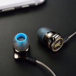 QKZ DM7 Hochwertige In-Ear Vollmetall Sport Musik-Kopfhörer, Basisversion