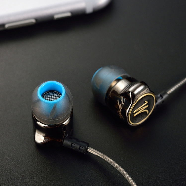 QKZ DM7 Hochwertige In-Ear Vollmetall Sport Musik-Kopfhörer, Basisversion