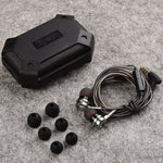 QKZ DM9 Hochwertige In-Ear Vollmetall Sport Musik-Kopfhörer, Mikrofonversion