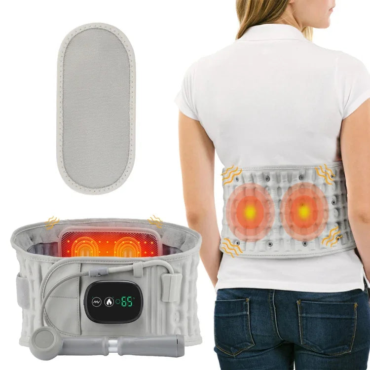 Hailicare Wiederaufladbarer, aufblasbarer Massagegürtel, elektrischer Heizgürtel ohne Stoffbeutel, Schutzgürtel