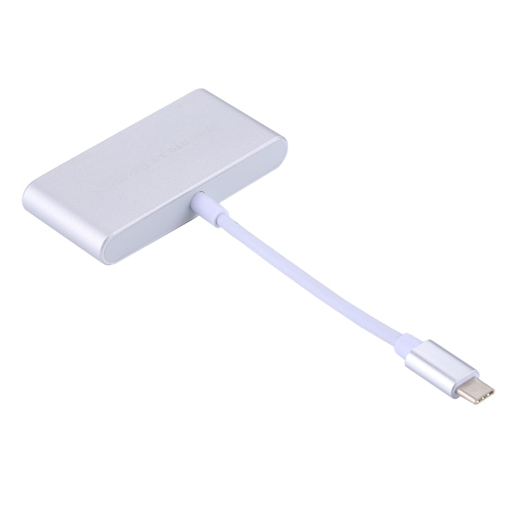 5-in-1 Micro-SD + SD + USB 3.0 + USB 2.0 + Micro-USB-Anschluss zu USB-C / Typ-C OTG COMBO Adapter Kartenleser für Tablet, Smartphone, PC, 5 in 1 (Silber), 5 in 1 (Gold)