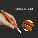 12-in-1 Holzbildhauer-Meißel-Set, Messer, grundlegende Holzschnitt-Werkzeuge, handgemachte Gummistempel, Handwerkzeuge, Meißel, Messer