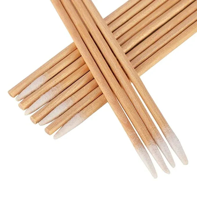 100 Stk. / Packung Einzelkopf-Wattestäbchen-Reinigungsgeräte, Einzelkopf-Wattestäbchen
