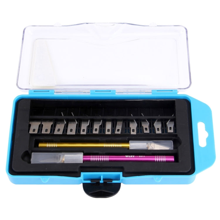 WLXY WL-9312 Schnitzmesser-Set, Messerlänge: 15 / 14,5cm, WL-9312