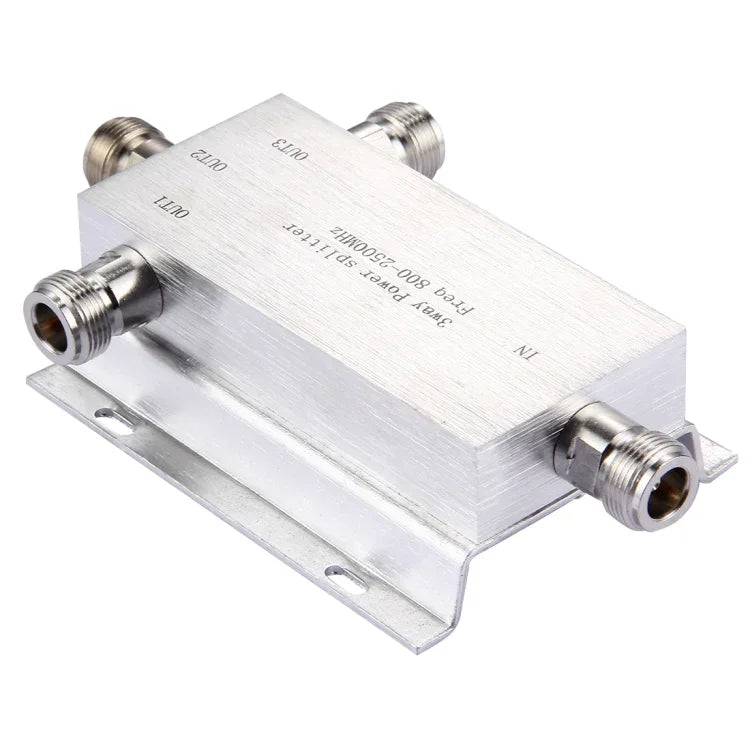 800–2500 MHz N-Buchse Adapter 3-Wege-Stromverteiler, 3-Wege-Stromverteiler