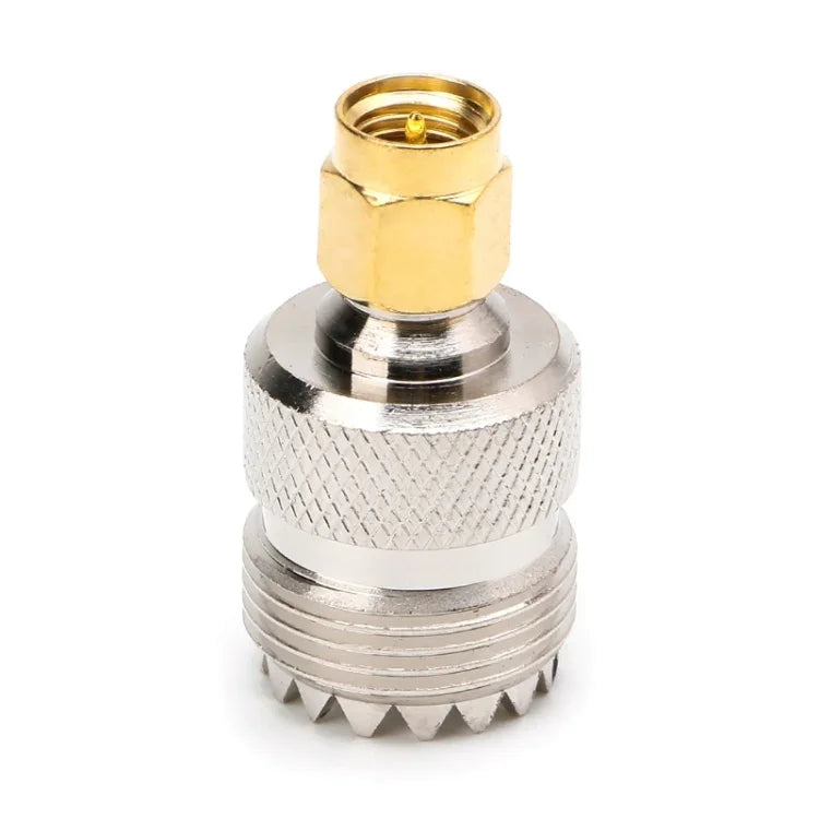 SMA Male To UHF Female RF Coaxial Connector Adapter, Male To UHF Female