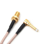 RG178 MS156 Stecker auf SMA Buchse Prüfspitze, feines Kabel, Länge: 35 cm