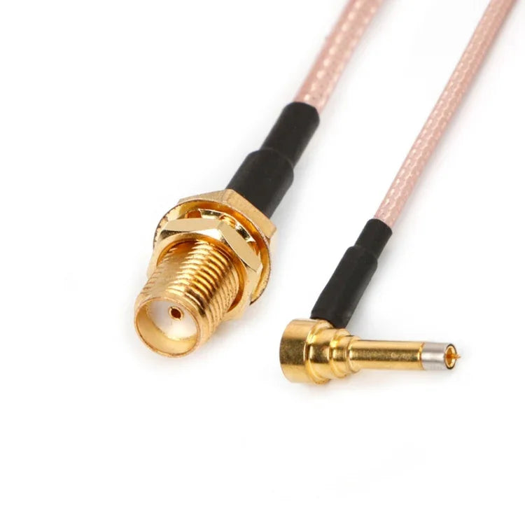 RG178 MS156 Stecker auf SMA Buchse Prüfspitze, feines Kabel, Länge: 35 cm
