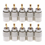 10 Stück UHF-Stecker PL-259, männlich, zum Löten für RG8X-Koaxialkabel