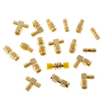 18-teiliges Set SMA-Stecker-Buchsen-Adapterset für Antennen, Antennenstecker, Konverter, Koaxialadapter