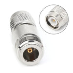 TNC-Stecker auf N-Buchse Koaxialadapter mit Schraubgewinde für WLAN-Routeranschluss