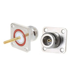 NKF Messing-N-Buchse mit 4-Loch-Flanschrahmen-HF-Adapter
