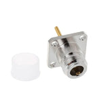 NKF Messing-N-Buchse mit 4-Loch-Flanschrahmen-HF-Adapter