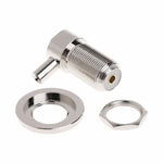 UHF-Winkelstecker SO239 für RG58/RG142 LMR195 Koaxialkabel