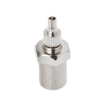 F-Buchse auf CRC9/TS9-HF-Stecker, vernickelter Koaxial-Adapter