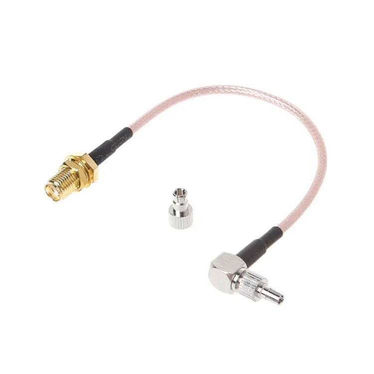 SMA-Buchse auf CRC9/TS9-Doppel-HF-Koaxialstecker, RG316-Adapterkabel, Länge: 15 cm