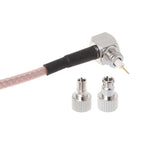 SMA-Buchse auf CRC9/TS9-Doppel-HF-Koaxialstecker, RG316-Adapterkabel, Länge: 15 cm