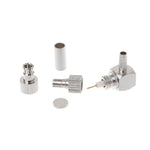 2-in-1 TS9/CRC9 rechtwinkliger HF-Koaxialkartenstecker (männlich) für RG174/178/316 LMR100