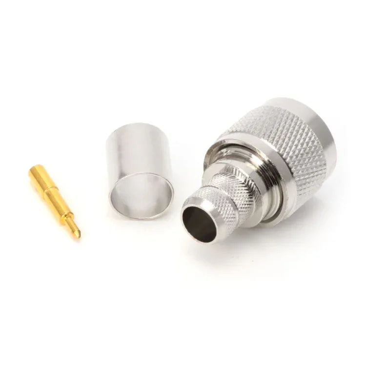 1 Satz N-Stecker-HF-Anschluss-Koaxialadapter-Konverter für LMR400 RG8-Kabel