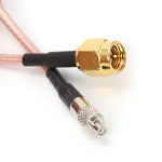 RG316 TS9 Buchse auf SMA Stecker Verlängerungskabel, Länge: 15 cm