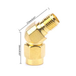 SMA-Stecker auf SMA-Buchse 45°-135° FPV-Konusadapter