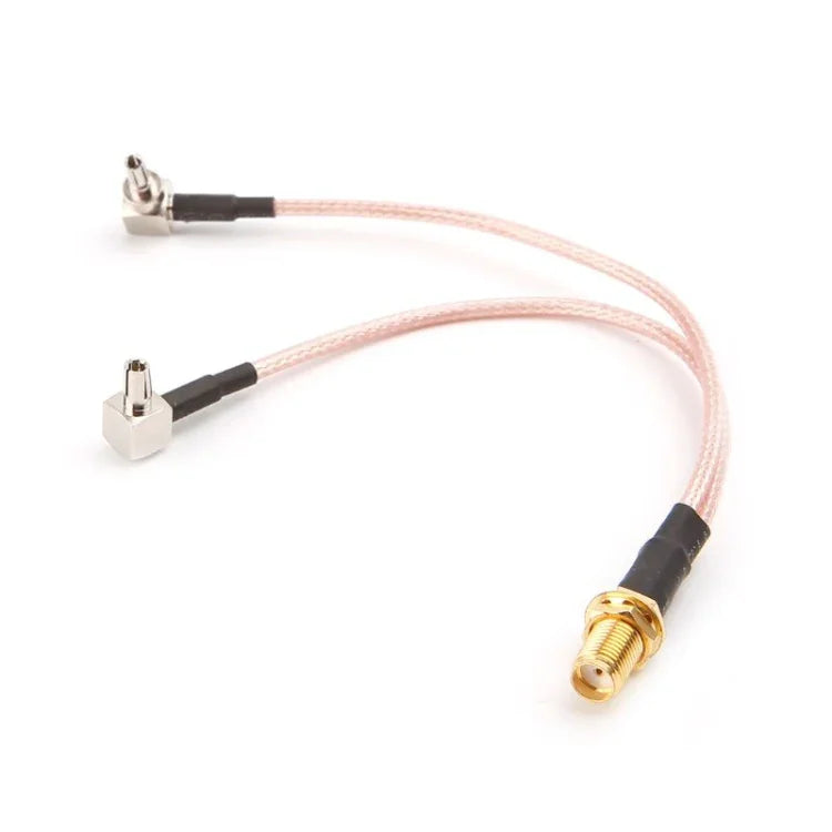 RG316 SMA-Buchse auf CRC9-TS9-Stecker-Verlängerungskabel, Länge: 15 cm