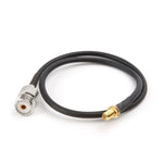 SMA-Buchse auf UHF SO239 PL259-Buchse RG58-Kabel mit Schweineschwanzanschluss, Länge: 50 cm