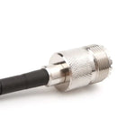 SMA-Buchse auf UHF SO239 PL259-Buchse RG58-Kabel mit Schweineschwanzanschluss, Länge: 50 cm