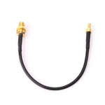 RG174 CRC9 Stecker gerade auf SMA Buchse Verbindungskabelverlängerung, Länge: 15 cm