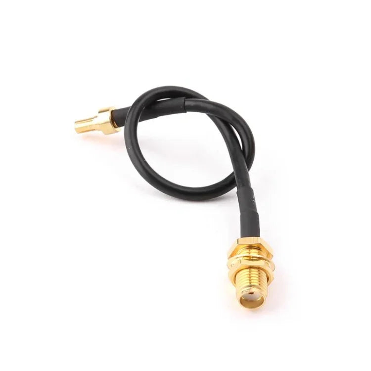 RG174 CRC9 Stecker gerade auf SMA Buchse Verbindungskabelverlängerung, Länge: 15 cm