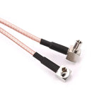RG316 N-Stecker auf 2xTS9/2xCRC9-Stecker Kombinierer-Splitter-Verbindungskabel, Länge: 15 cm