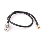 RG58 UHF-Buchse auf SMA-Stecker Verbindungskabel, Länge: 50 cm