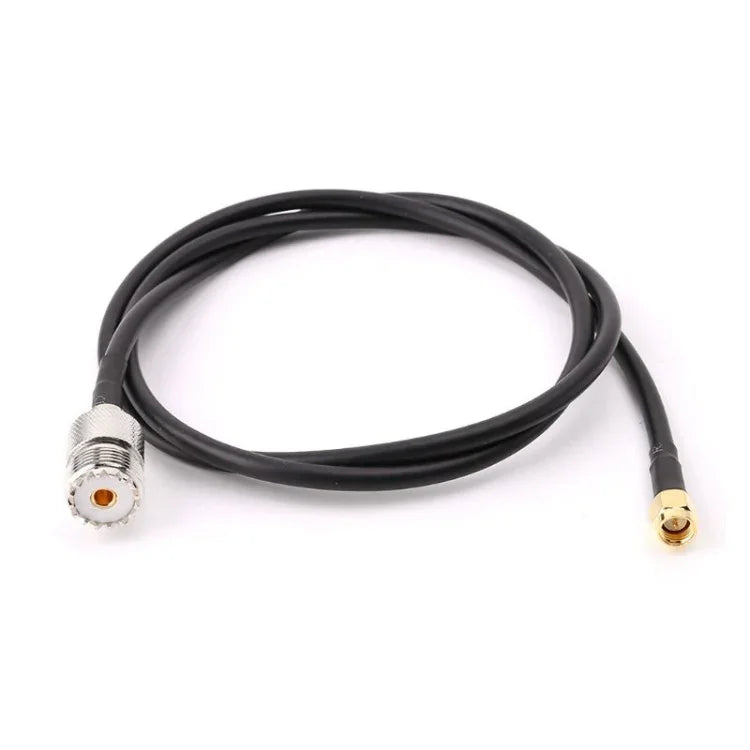 RG58 UHF-Buchse auf SMA-Stecker Verbindungskabel, Länge: 100 cm