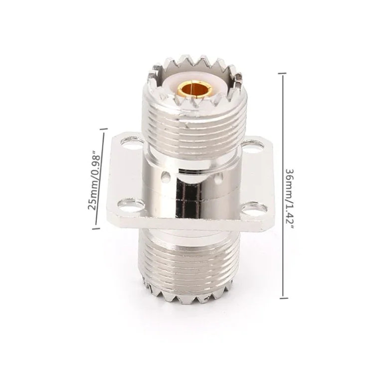 UHF SO239 Buchse auf Buchse mit Einbau-HF-Steckverbinderadapter