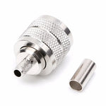 10 Stück UHF-Stecker PL259 Crimp-Adapter für RG58, RG142 / 3D-FB