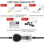 EZCAP USB 2.0 Video-Grabber-Gerät, EZCAP 170