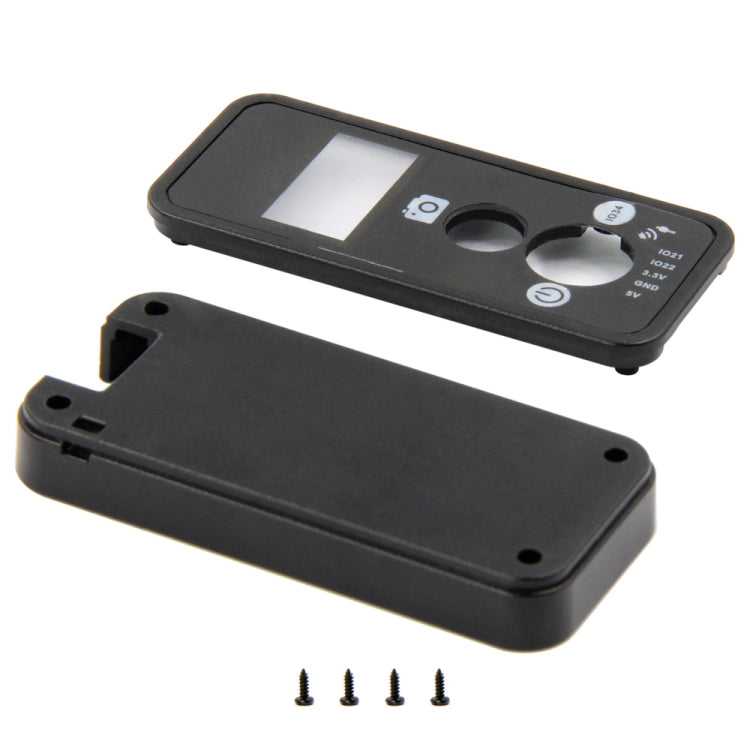 TTGO Schwarzes PVC-Gehäuse für TTGO T-Camera ESP32 WROVER & PSRAM Modul, Schwarzes PVC-Gehäuse
