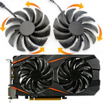 1 Paar 88MM 4-poliger Computer Grafikkarten Kühlventilator Für Gigabyte GeForce GTX1060 1070 GTX1050ti GTX960 RX570 RX470