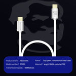 MECHANIC Lightning Hochgeschwindigkeits-Datenkabel USB Lightning Kabel für Type-C zu Type-C, für Type-C zu Type-C