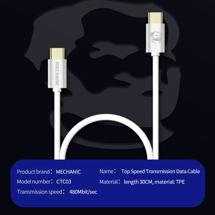 MECHANIC Lightning Hochgeschwindigkeits-Datenkabel USB Lightning Kabel für Type-C zu Type-C, für Type-C zu Type-C