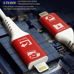MECHANIC Lightning Hochgeschwindigkeits-Datenkabel USB Lightning Kabel für Type-C zu Type-C, für Type-C zu Type-C