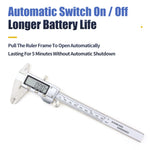 0-150mm LCD Digitaler Messschieber Elektronischer Digitaler Messschieber, 0-150mm (Silber)