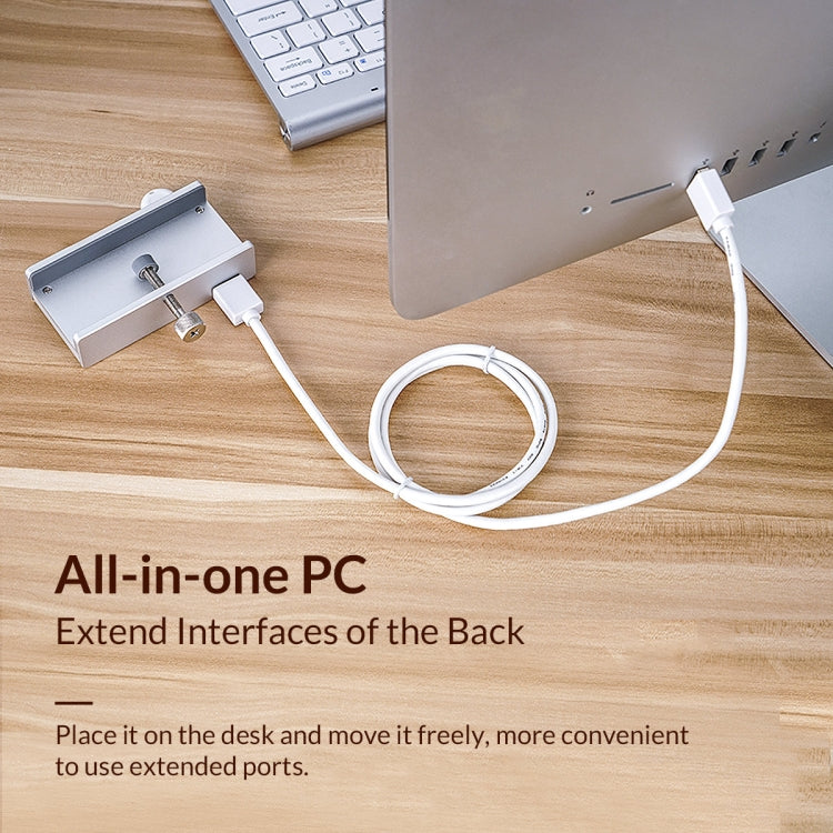 ORICO MH2AC-U3 Clip-Typ 2 Ports USB3.0 HUB mit SD-Kartenleser
